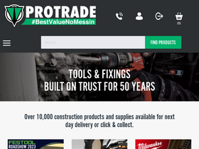 'protrade.co.uk' screenshot
