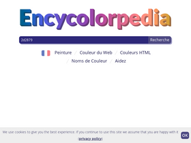 'encycolorpedia.fr' screenshot