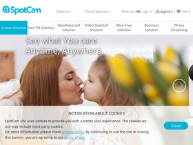 'myspotcam.com' screenshot