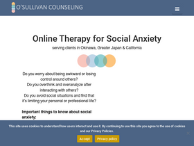 'socialanxietycounseling.com' screenshot