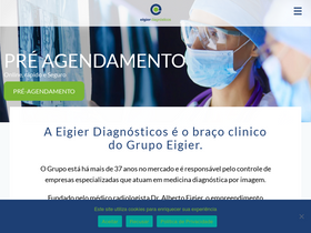 'eigierdiagnosticos.com.br' screenshot