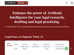 'supremetoday.ai' screenshot