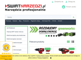 'swiatnarzedzi.pl' screenshot
