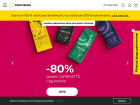 'kohvisemu.ee' screenshot