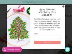 'stitchedmodern.com' screenshot