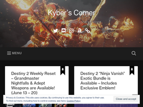'kyberscorner.com' screenshot