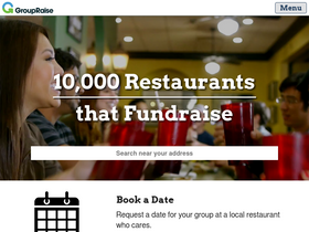 'groupraise.com' screenshot