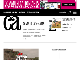 'commarts.com' screenshot