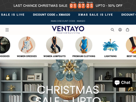 Ventayo website screenshot