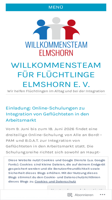 willkommensteamelmshorn.wordpress.com