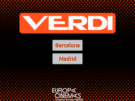 'cines-verdi.com' screenshot