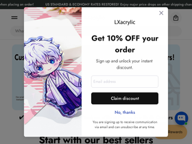 lexianggift.com homepage screenshot