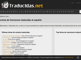 'traducidas.net' screenshot