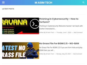 'masimtech.com' screenshot
