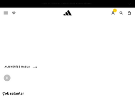'adidas.com.tr' screenshot