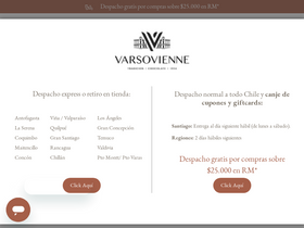 'varsovienne.cl' screenshot