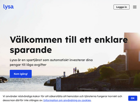 'lysa.se' screenshot