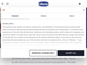 'chicco.co.uk' screenshot
