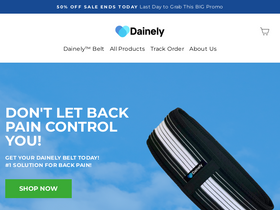 Dainely™ homepage screenshot