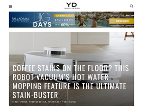 'yankodesign.com' screenshot
