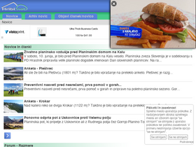 'hribi.net' screenshot
