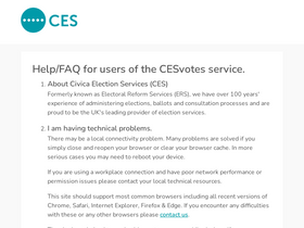 'cesvotes.com' screenshot