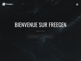 'freegen.xyz' screenshot