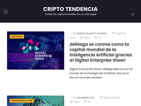 'criptotendencia.com' screenshot