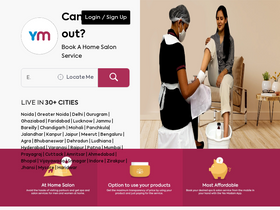 'yesmadam.com' screenshot