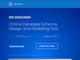'dbdesigner.net' screenshot
