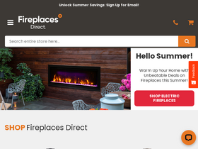 'fireplacesdirect.com' screenshot