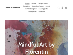mindfulartbyflorentin.dk homepage screenshot