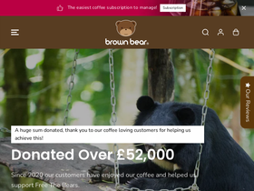 Brown Bear homepage screenshot