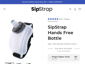 TheSipStrap website screenshot