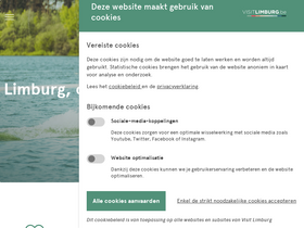 'visitlimburg.be' screenshot