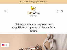 'diyative.com' screenshot