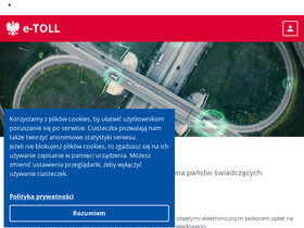 'etoll.gov.pl' screenshot
