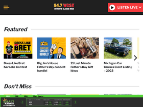 'wcsx.com' screenshot