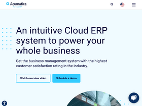 'acumatica.com' screenshot