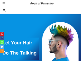 'bookofbarbering.com' screenshot