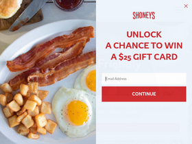 'shoneys.com' screenshot