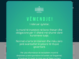 'e-albania.al' screenshot