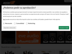 'musik-produktiv.es' screenshot