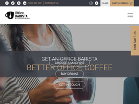 officebarista.ie homepage screenshot
