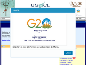 'ugvcl.com' screenshot
