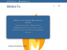 'biblionix.com' screenshot