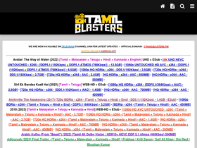 tamilblasters.social Traffic Analytics, Ranking & Audience [April 2025