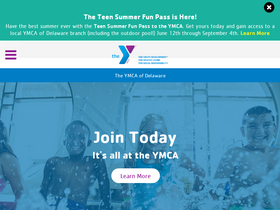 'ymcade.org' screenshot