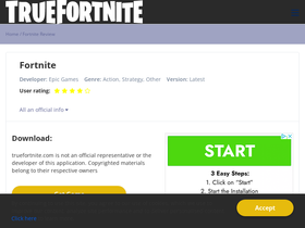 'truefortnite.com' screenshot