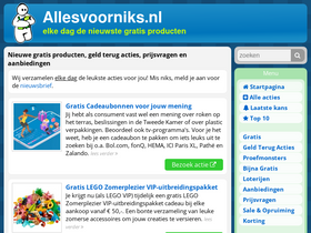 'allesvoorniks.nl' screenshot